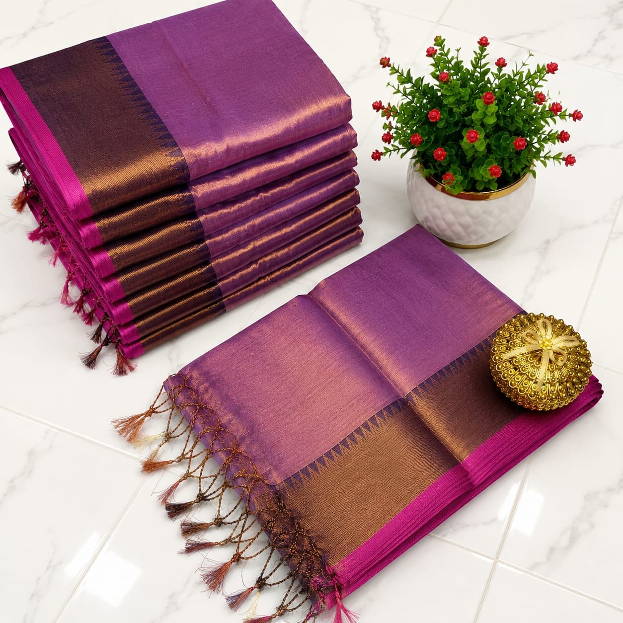 Soft Tissue Sarees