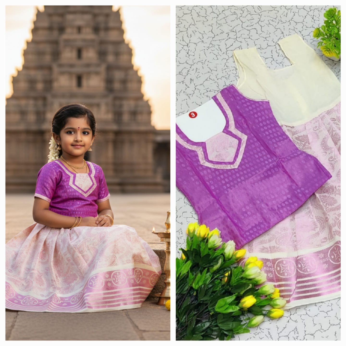 Kids Pattu pavadai