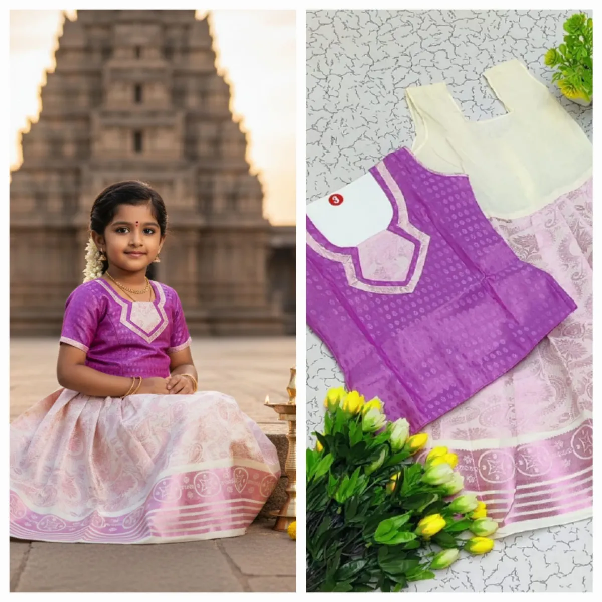 Kids Pattu pavadai