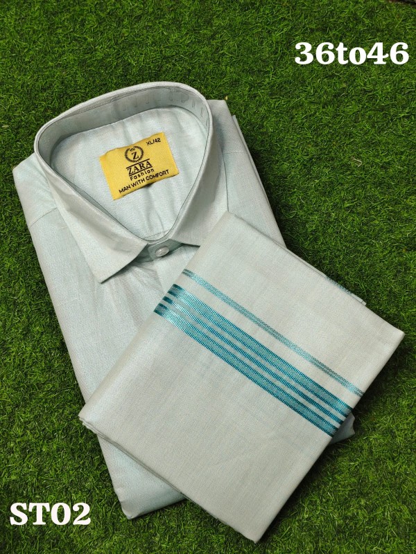 Tissue Dhoti set