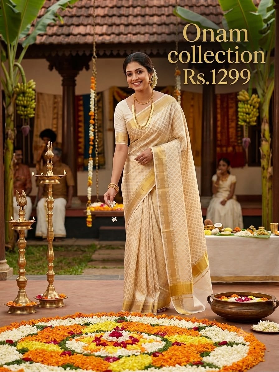 Onam special sarees
