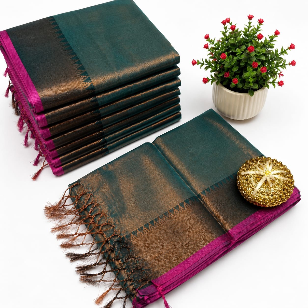Soft Tissue Sarees