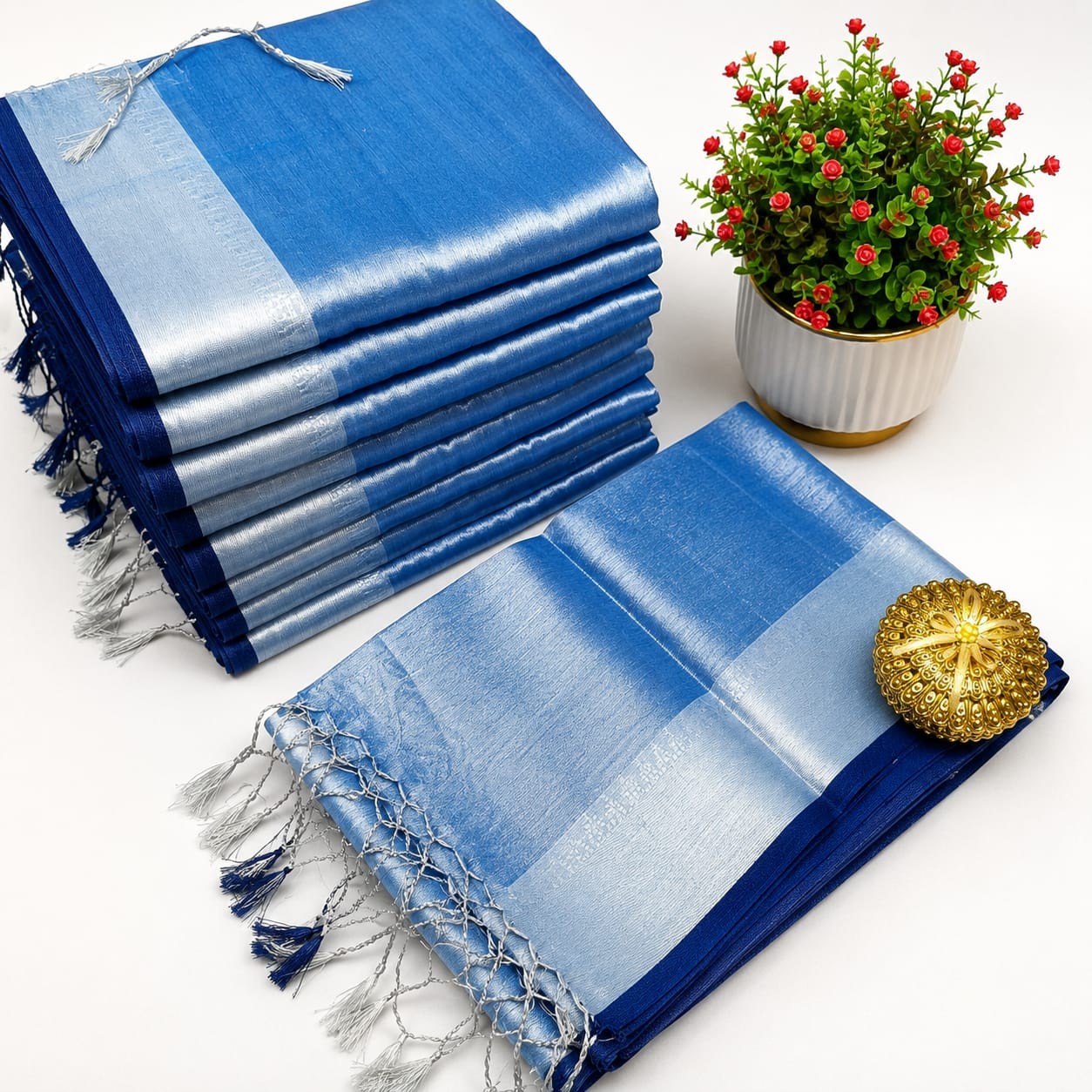 Soft Tissue Sarees