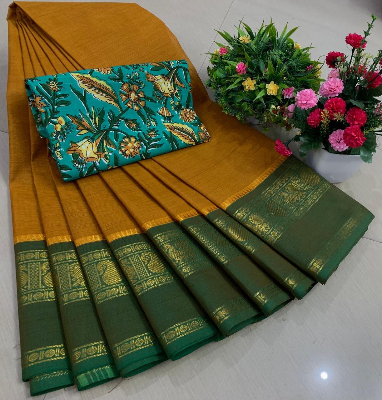 Chettinad Cotton sarees