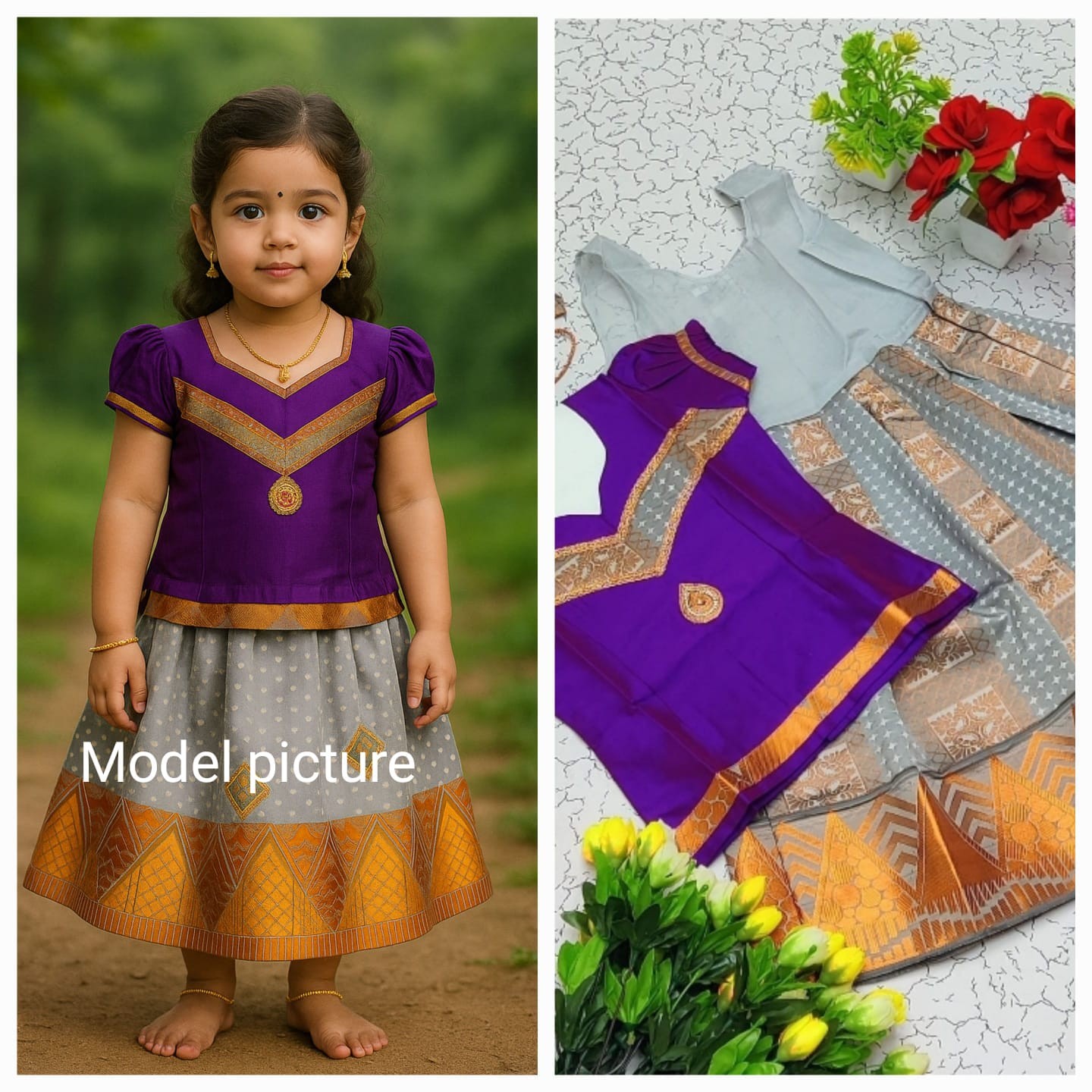 Kids Pattu pavadai