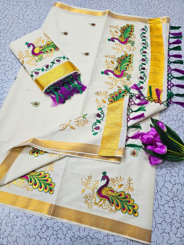 Kerala Cotton sarees