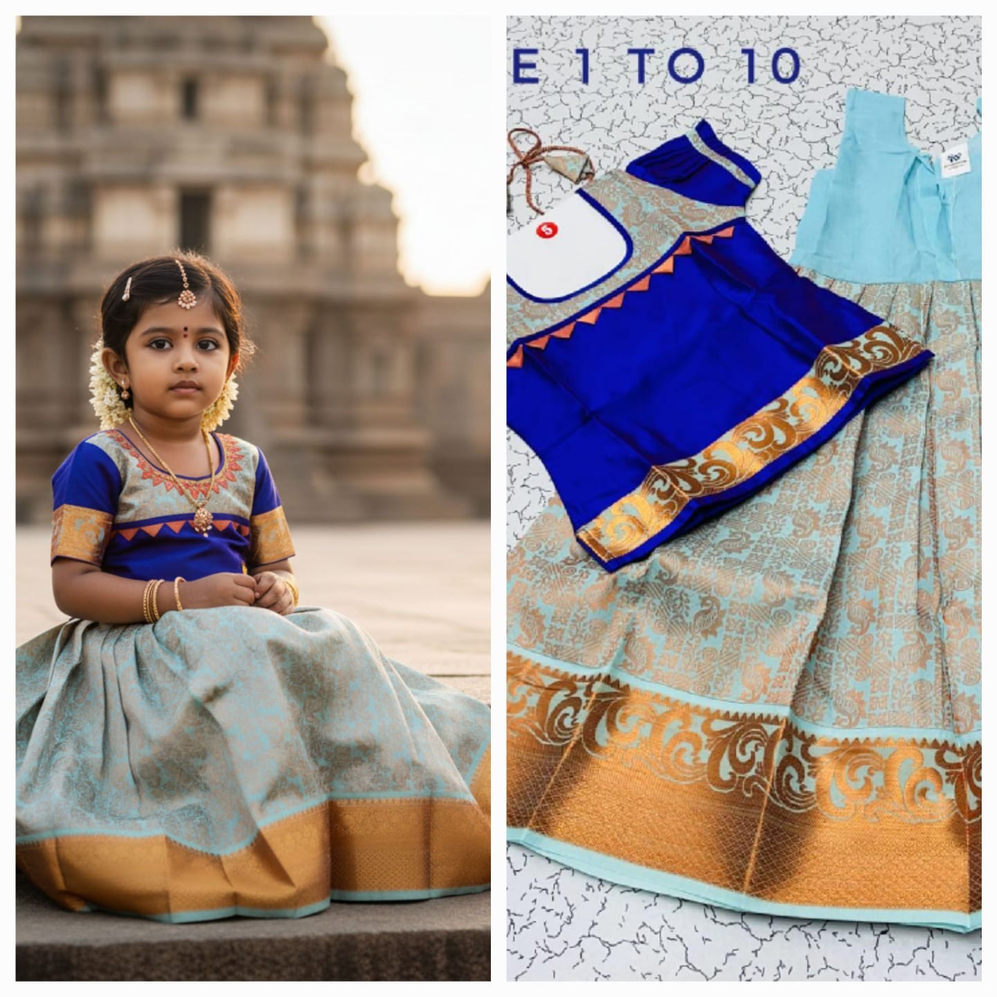 Kids Pattu pavadai