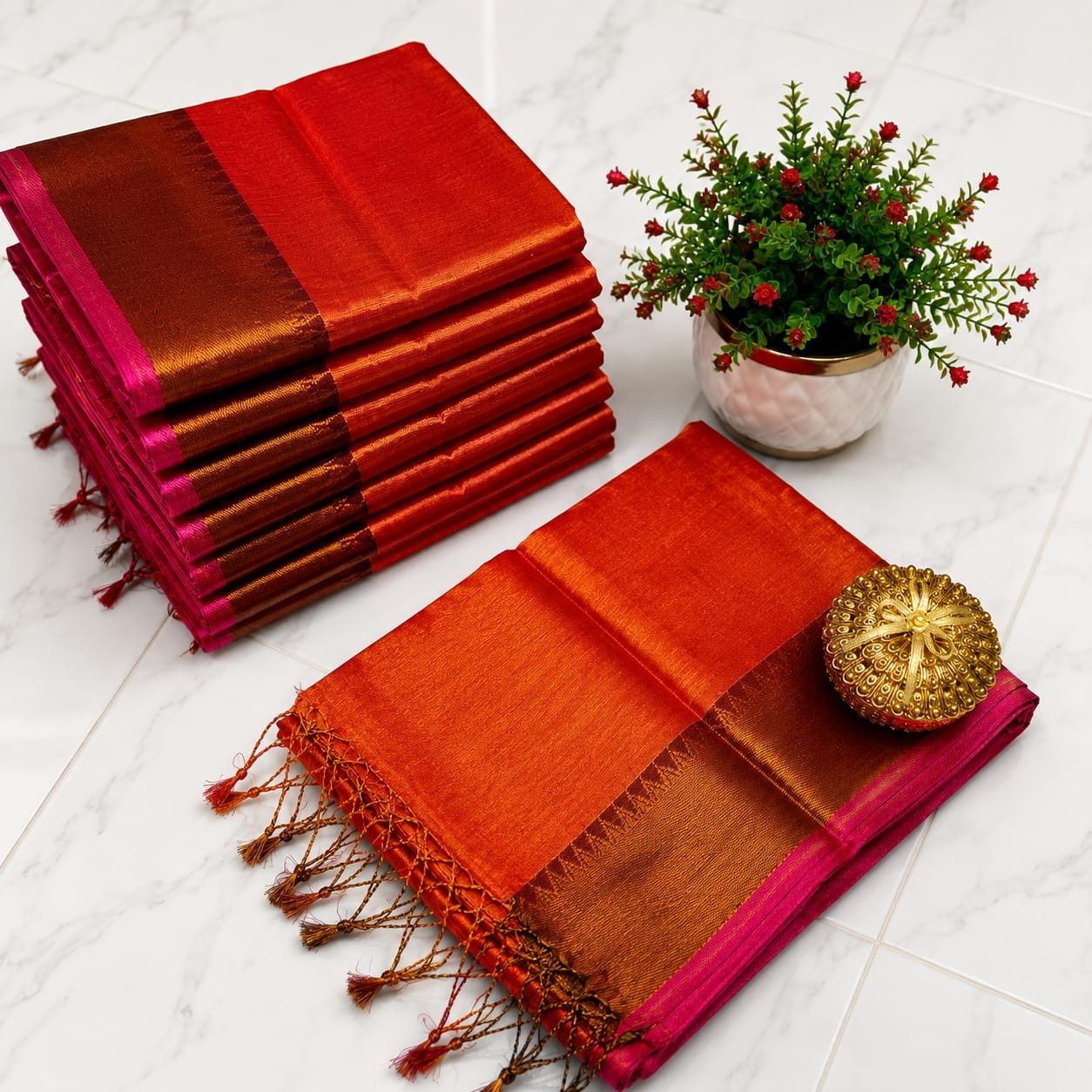 Soft Tissue Sarees