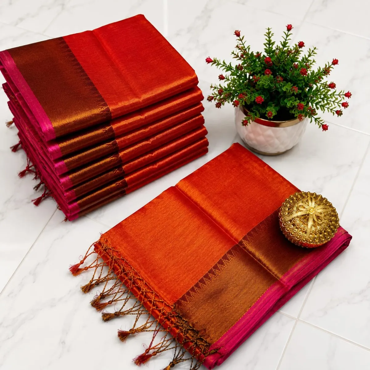 Soft Tissue Sarees